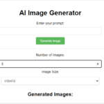 Build an AI Image Generator Website with HTML, CSS and JavaScript