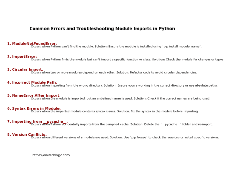How to Import and Use Modules in Python - EmiTechLogic