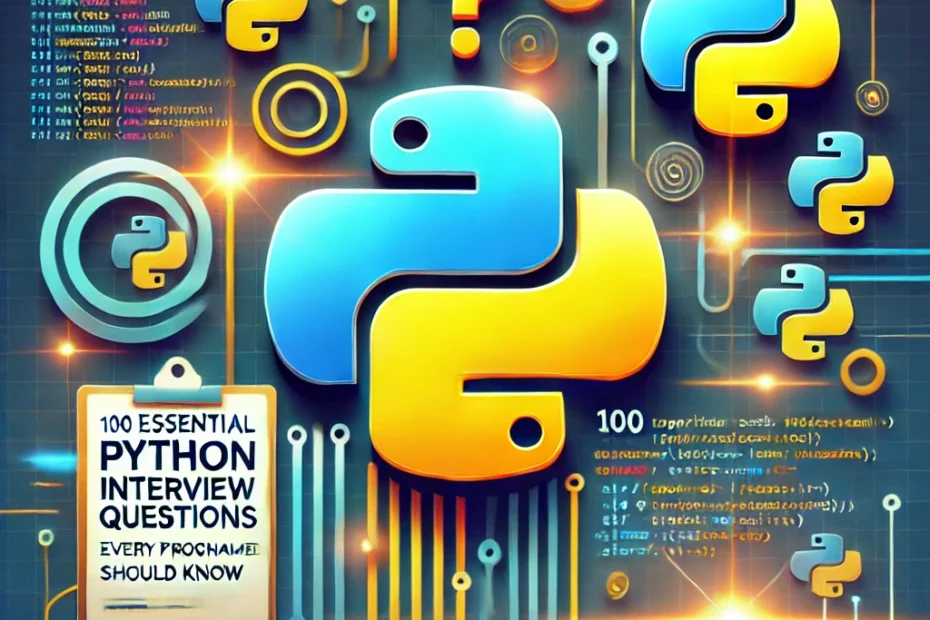 100 Essential Python Interview Questions Every Programmer Should Know