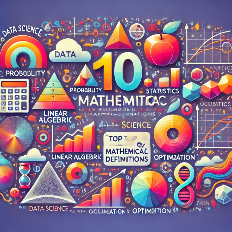 Data Science: Top 10 Mathematical Definitions