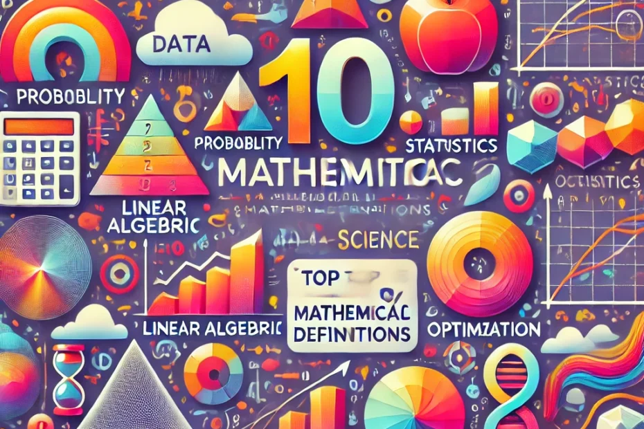 Data Science: Top 10 Mathematical Definitions