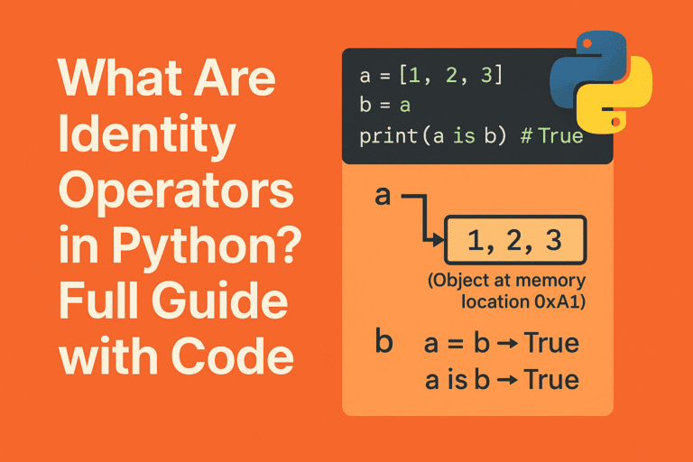 What Are Identity Operators in Python? Full Guide with Code