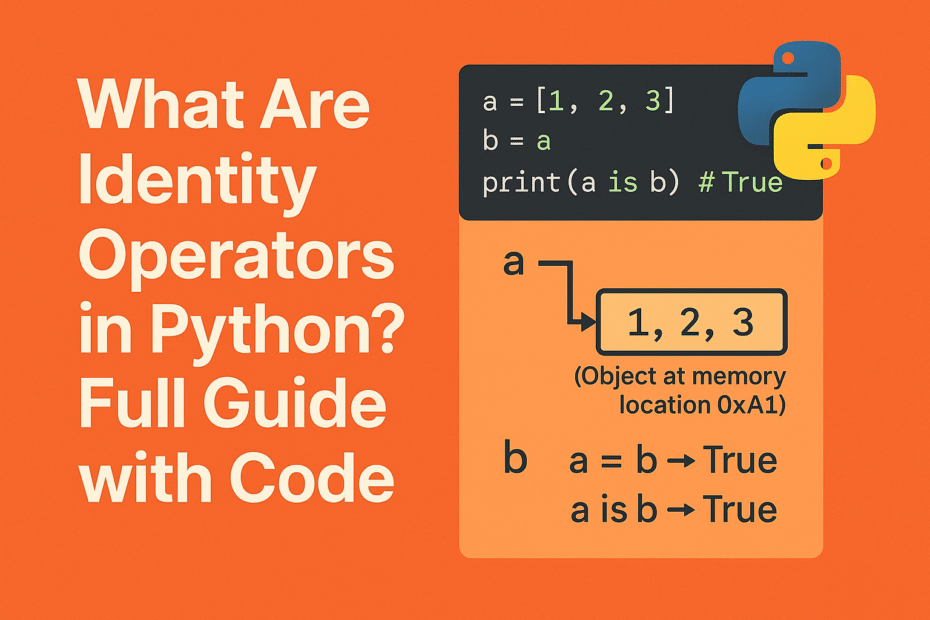 What Are Identity Operators in Python? Full Guide with Code