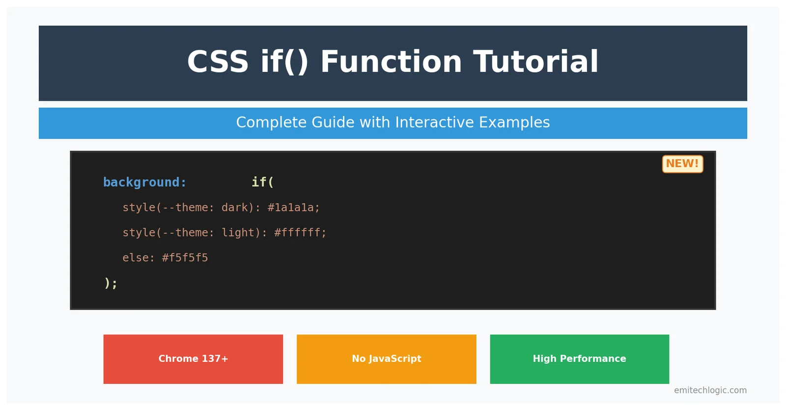 How the New CSS if() Function Will Change Your Styling