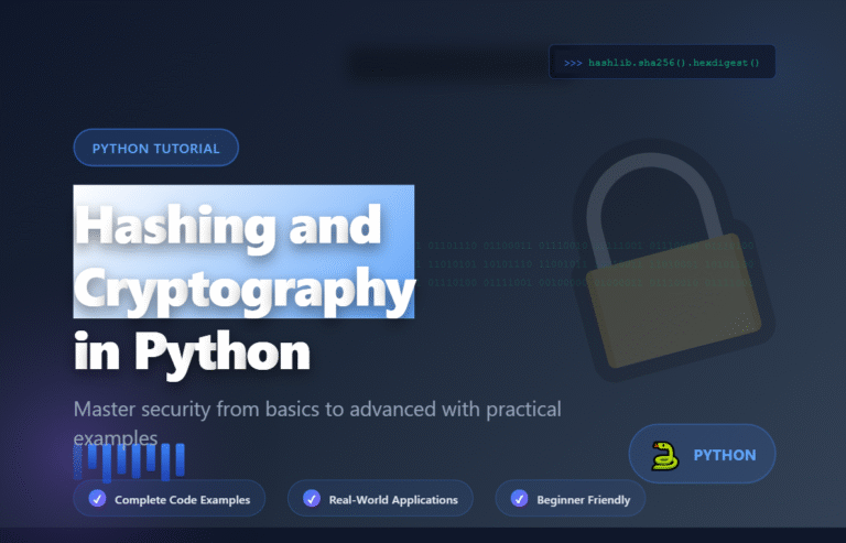 Complete Beginner’s Guide to Hashing and Cryptography in Python