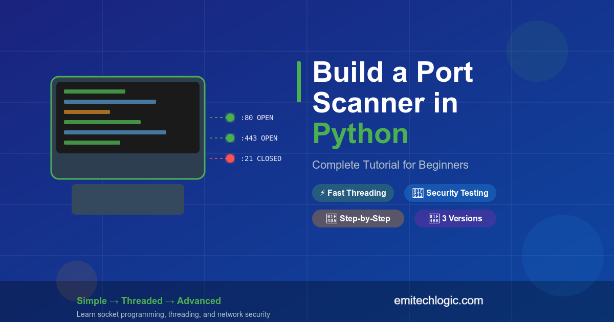 How to Build a Python Port Scanner From Scratch