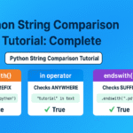 Python String Comparison Tutorial: Complete Guide