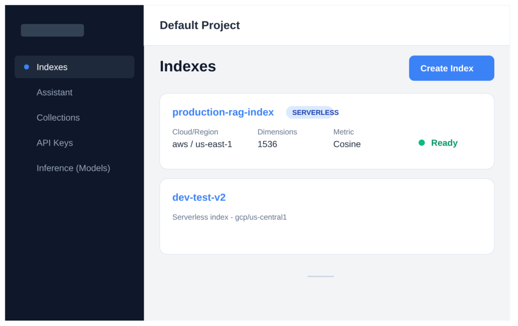Pinecone-web-console-1024x645 Building an AI-Powered Tutor with RAG and Vector Databases