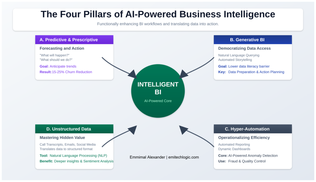 The-Four-Pillars-of-AI-Powered-Business-Intelligence-1-1024x590 The Future of Business Intelligence: How AI Is Reshaping Data-Driven Decision Making