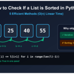 How to Check If a List Is Sorted in Python (Without Using sort()) – 5 Efficient Methods