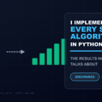 I Implemented Every Sorting Algorithm in Python — The Results Nobody Talks About (Benchmarked on CPython)