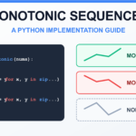 Monotonic Sequence in Python: 7 Practical Methods With Edge Cases, Interview Tips, and Performance Analysis